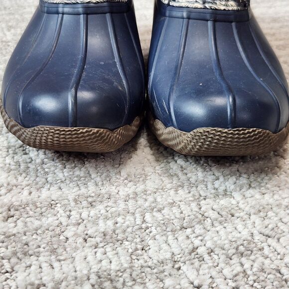 Sperry women's Saltwater rain boot duck boot blue size 6 - Picture 3 of 9